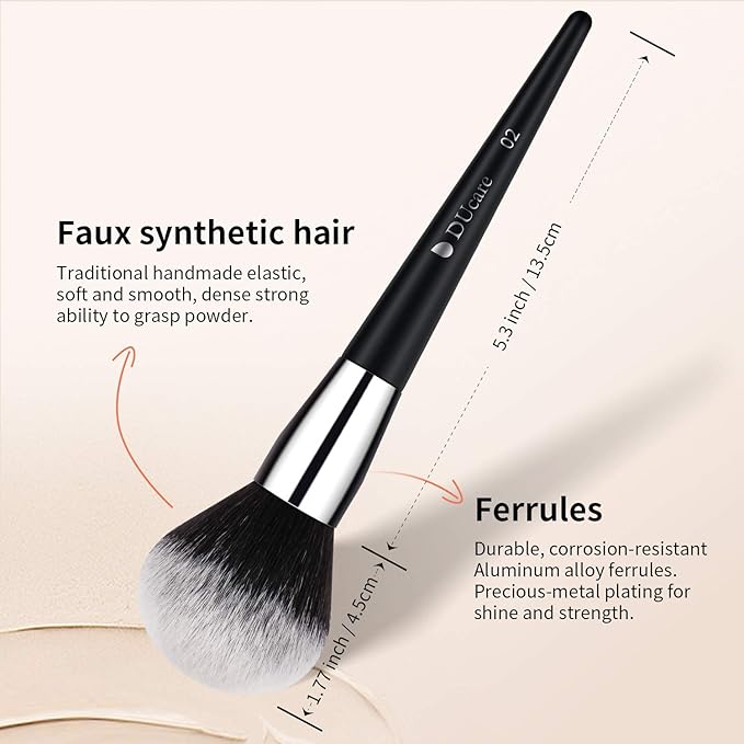 DUcare Makeup Brush Set Professional 32Pcs Make up Brushes Premium Synthetic Kabuki Foundation Blending Face Powder Blush Concealers Eye Shadows