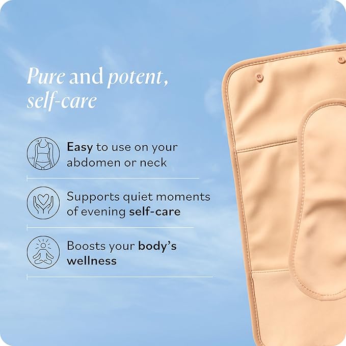 Sky Organics 8 oz Castor Oil w/Wraps | Reusable Organic Castor Oil Pack to Boost Body's Wellness, Encourage Rest & Relaxation | Adjustable Elastic Straps Cotton Durable Easy to Use