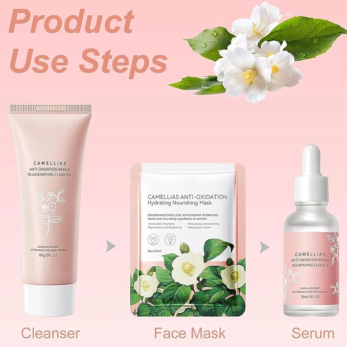 Camellia Extract Skin Care Sets, Skin