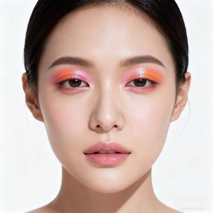 Pink Eyeshadow Blendable High Pigment Pink Eyeshadow Stick Long Lasting Waterproof pink Shimmer eyeshadow (20# light pink)