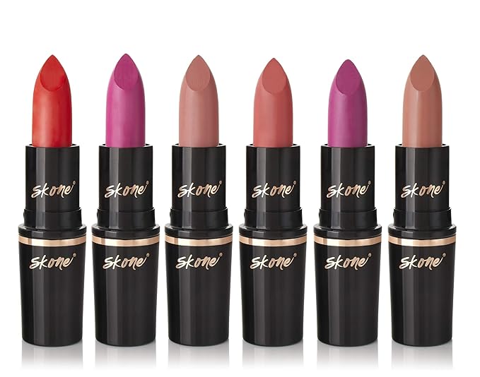 Skone Cosmestics | Charm Collection | Luxe hydrating Lip Stick | Vegan Formula | Infused with Vitamin E | Long Lasting Lightweight Lip Balm | Color - Channing