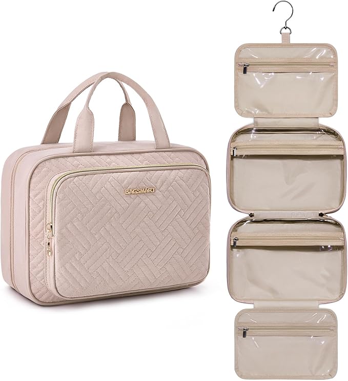 Bagsmart travel toiletry bag hanging