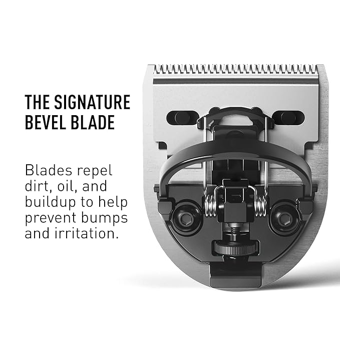 Bevel Beard Travel Trimmer SE for Men - Lightweight Cordless Mustache Trimmer, 4 Hour Rechargeable Battery Life, Tool Free Adjustable Zero Gapped Blade, Barber Supplies, Black (Packaging May Vary)