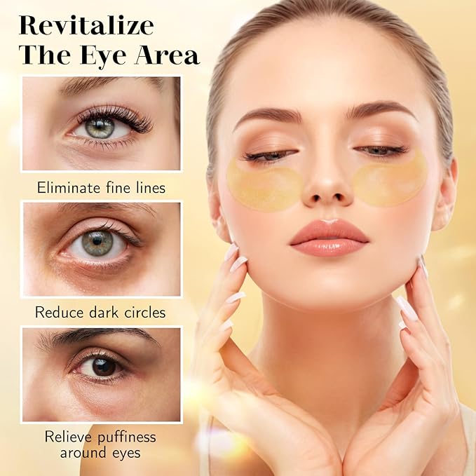 60 pack 24k gold under-eye