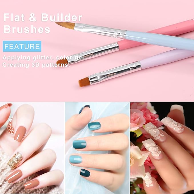Teoyall nail art brushes, nail