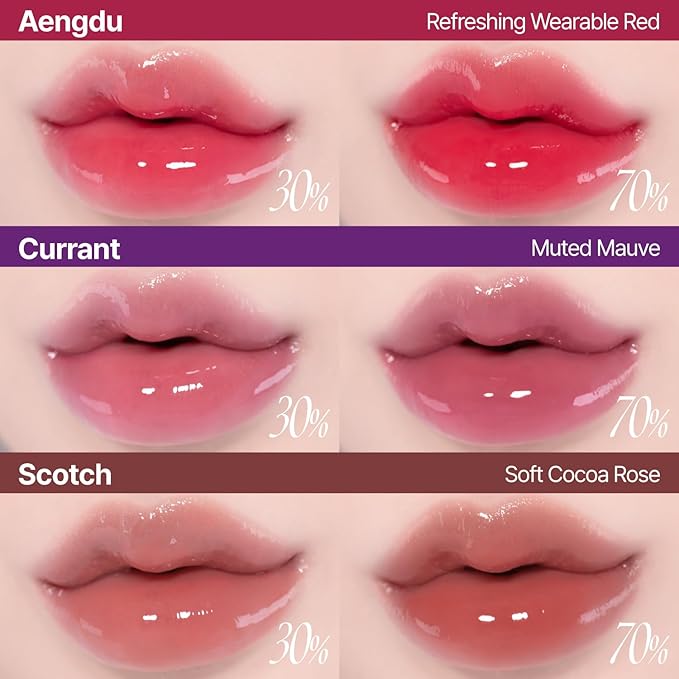 3D Voluming Gloss 70% (Rich) | Scotch 70% l High Shine, Non-Sticky Lip Gloss for Makeup | Long-Lasting, Moisturizing Gel Formula | 30%, 70% Pigment Options | 5.3g