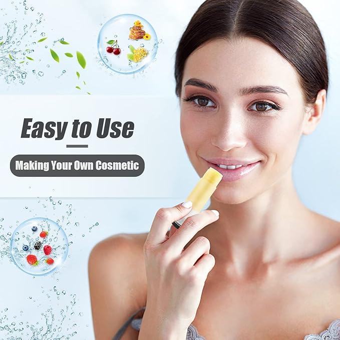 50Pcs 5g Lip Balm Tubes Plastic