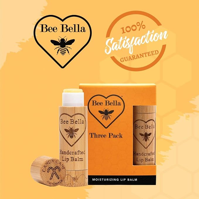 Bee Bella Lip Balm, Candy Cane, Organic