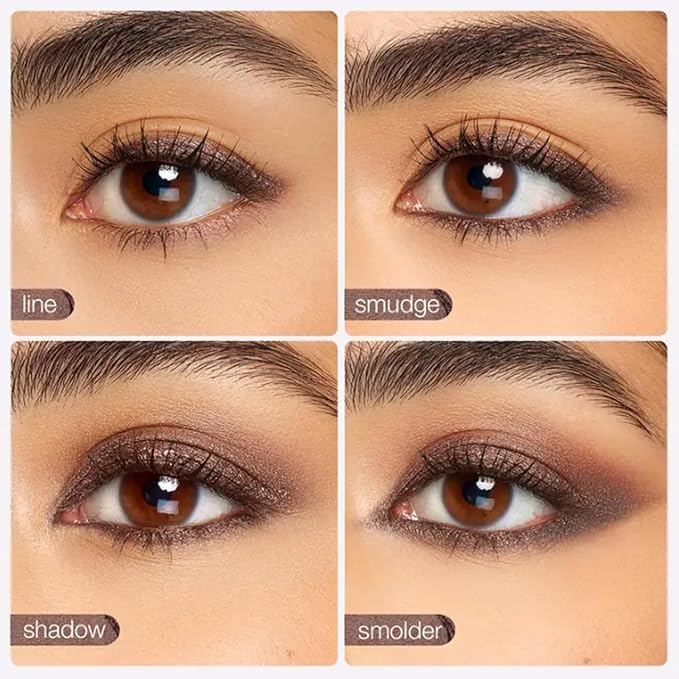 Eyeshadow Stick,2-in-1 Eyeliner & Eye Shadow Stick, Easily Blendable & Buildable, Waterproof, Creamy Easy-Glide, For Effortless Smoky Or Natural Eye Makeup(05+06)