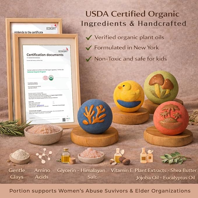 Atlasria™ Handmade Natural Organic Bath Bombs for Women, 12 Gift Set, XXL, Pure Essential Oils, Fun Bath Bombs for Kids, Natural Epsom Salt, Gentle for Sensitive Skin, Gift Ideas for Her Him