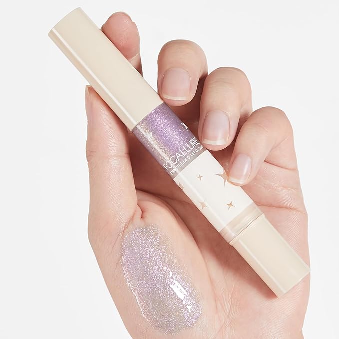 FOCALLURE Glitter Lip Gloss,High Shine Shimmer Lipstick,Long Lasting Plumping Lipgloss,Hydrating,Moisturizing,Non-Sticky and Lightweight Formula for Lip Color,Moonquake