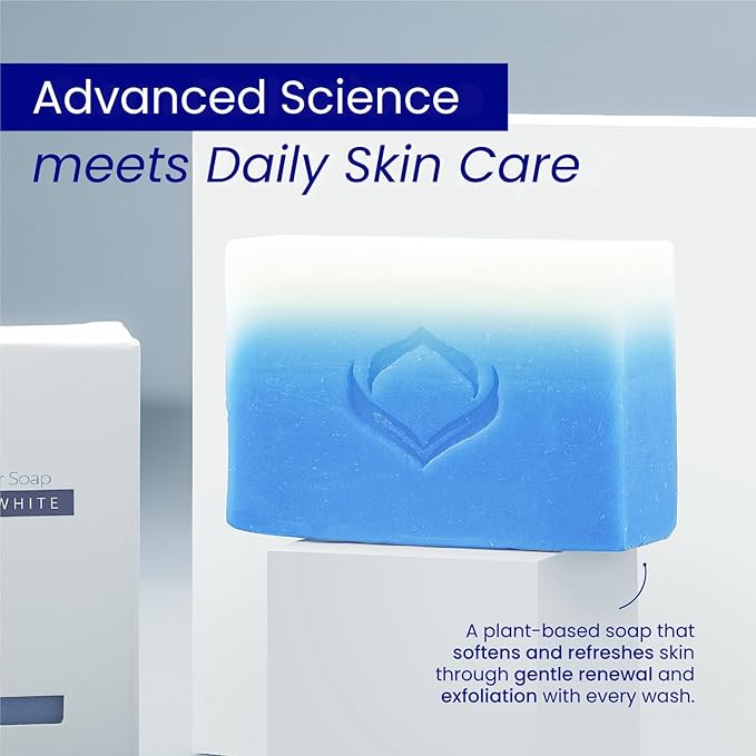 Relumins Advance Intensive Skin Repair Soap with TA Stem Cell, Rejuvenation, Body Soap Bar, and Licorice for Softer, Smooth Skin, 135g x 5 Bars
