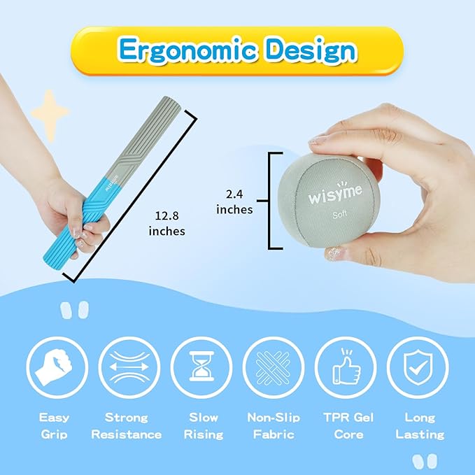 3Pack Stress Balls for Adults & 1Pack Twist