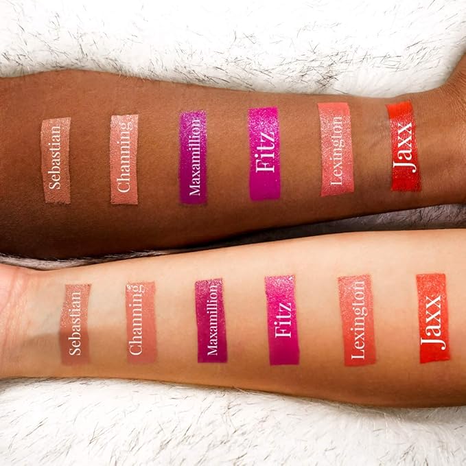 Skone Cosmestics | Charm Collection | Luxe hydrating Lip Stick | Vegan Formula | Infused with Vitamin E | Long Lasting Lightweight Lip Balm | Color Maxamillion