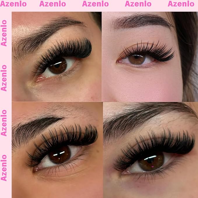 Cluster Lashes Eyelash Clusters 20D+w08+30D Lash Clusters Wispy Individual Lashes D Curl Lash Extension Natural Lashes Clusters DIY Cluster Eyelash Extensions for Beginners
