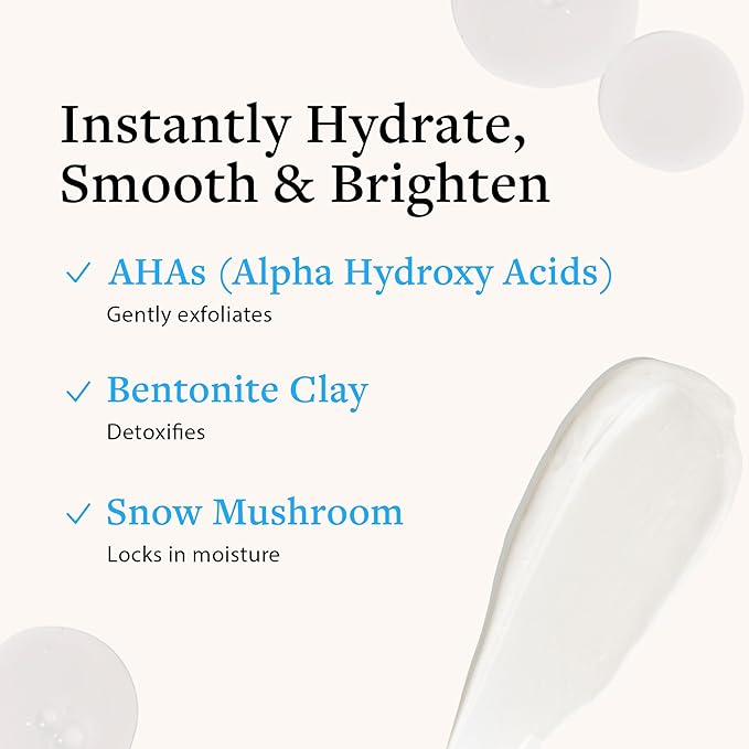 Silver Mirror Signature Facial Mask (1.7 fl oz) & Serum (0.33 fl oz), Skin Care Set, 2-Step Face Tightening and Lifting Skincare, Anti Wrinkle, with Hyaluronic Acid, for Instant Face Lift