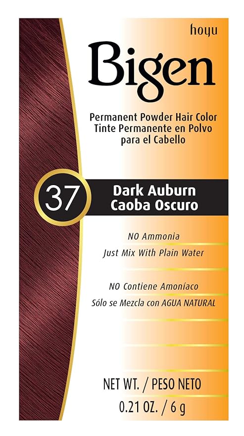 #37 Dark Auburn Bigen Permanent Powder - 6 Pack