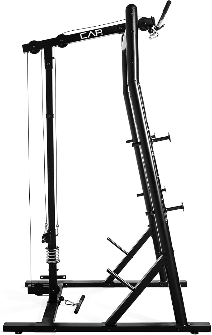 CAP Barbell Power Cage with High-Low Pulleys