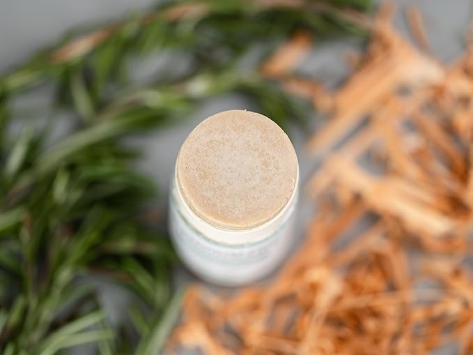 J&L Naturals Aluminum Free Deodorant for Men & Women | 100% Natural Ingredients With Coconut Oil, Shea Butter, & Essential Oils | Sustainable, Eco-Friendly (Rosemary & Cedarwood, 3.0 Oz (Single))