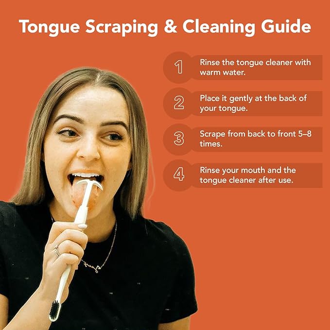 TOKII Tongue Scraper Toothbrush for Adults – Charcoal Soft Bristle Toothbrush with Built-in Tongue Cleaner, Bad Breath Control, Travel Size Toothbrush with Waterproof Pouch (Black, Pack of 1)