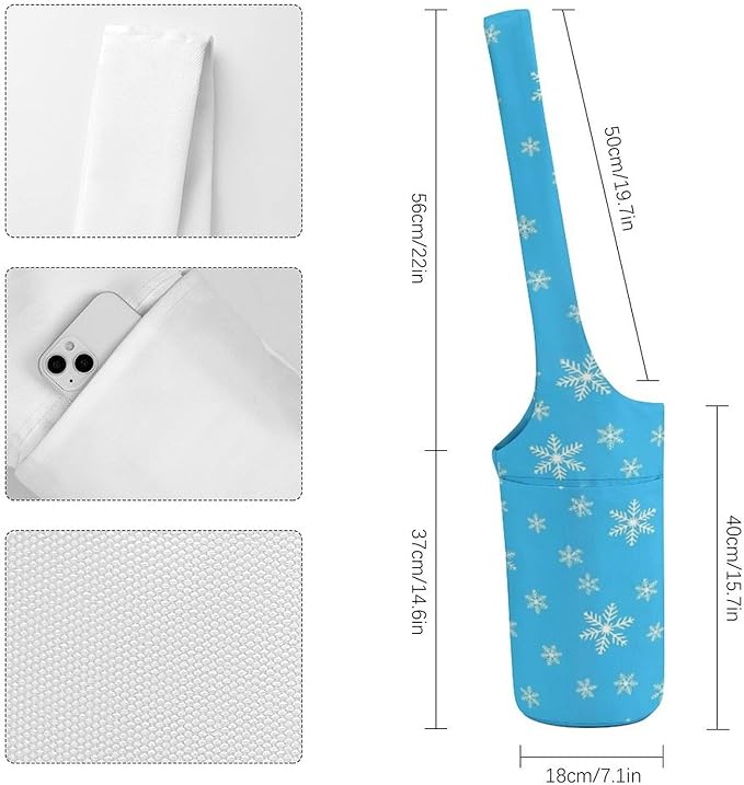 Stylish Yoga Mat Bag for Women Exercise Mat Holder with Shoulder Strap Yoga Mats Totes Sports Storage Bag