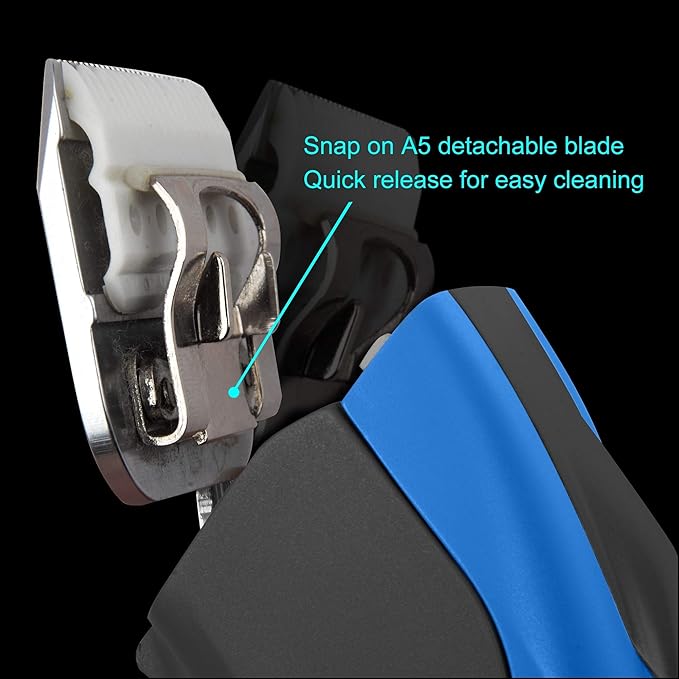 FURZONE Detachable Ceramic Blade - Size 10 Blade 1/16", Made of High-Tech Ceramic Materials, Compatible with Most Andis, Oster, Wahl A5 Clippers