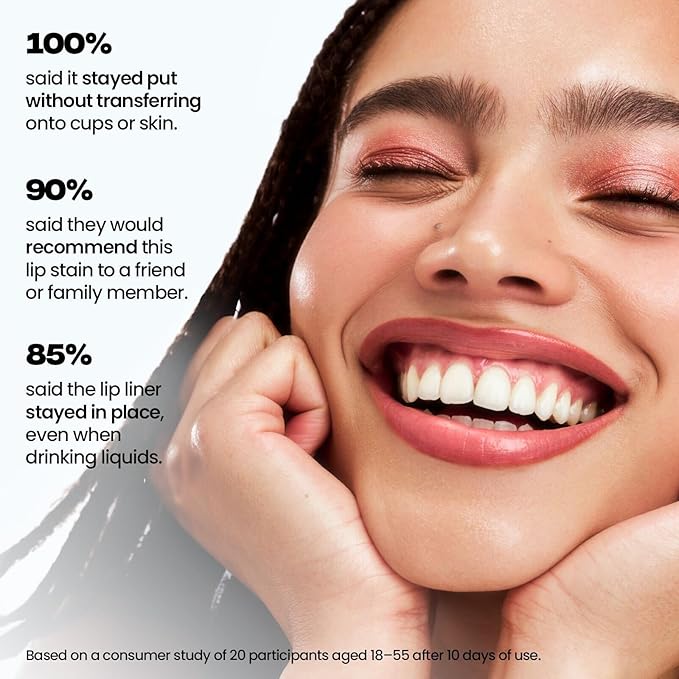 Sacheu Lip Liner STAY-N Peel Off Lip Stain — Long Lasting Waterproof Lip Tint with Hyaluronic Acid & Vitamin E — Transfer Proof Matte Finish, Vegan & Cruelty-Free (SINamon)