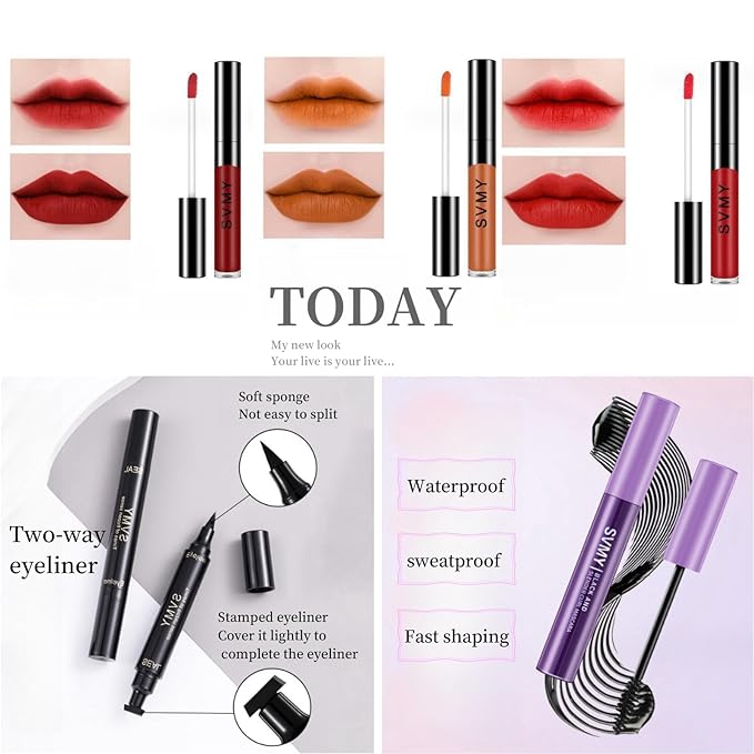Makeup Kit for Teens Set For Women Makeup Kits Valentine's Day Makeup Sets Gift For Teens Girls Gift Travel Makeup Set Eyeshadow Palette Foundation Concealer Lipgloss