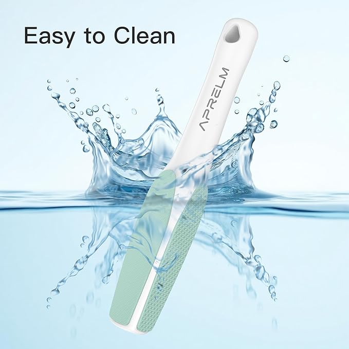 3-Sided Nano Glass Foot Callus Remover, Professional 3-in-1(Coarse, Medium, Fine) Foot File, Pedicure Tools for Feet Hard Skin Smooth Polishing (Turquoise)