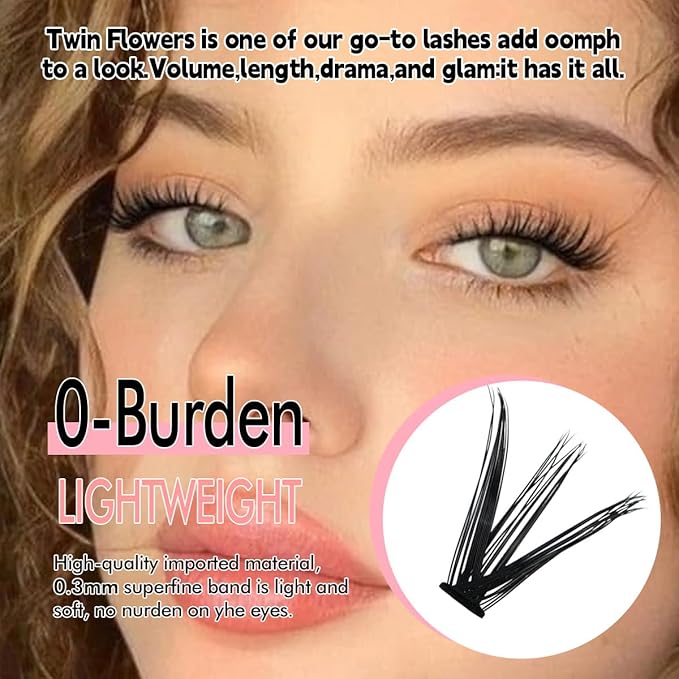 Natural Lash Clusters Kit Wispy Eyelash Clusters 120 pcs Cluster Eyelash Extensions C Curl Individual Lashes 10-16 mm Mix Length Natural Looks (30D KIT 120 Pcs)