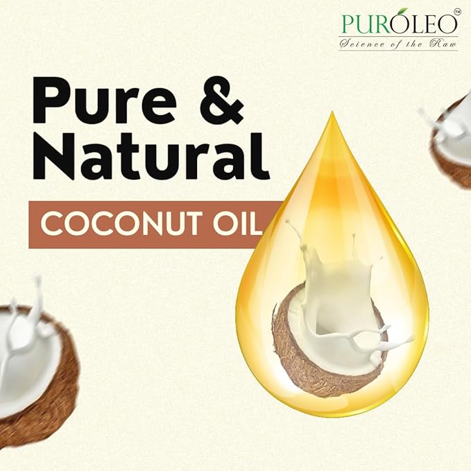 PUROLEO Fractionated Coconut Oil 32 Fl Oz/946 ML (Packed in Canada) 100% Natural and odorless Moisturizer & Carrier Oil l Hair Skin Body, Aromatherapy, Massage, Makeup Remover