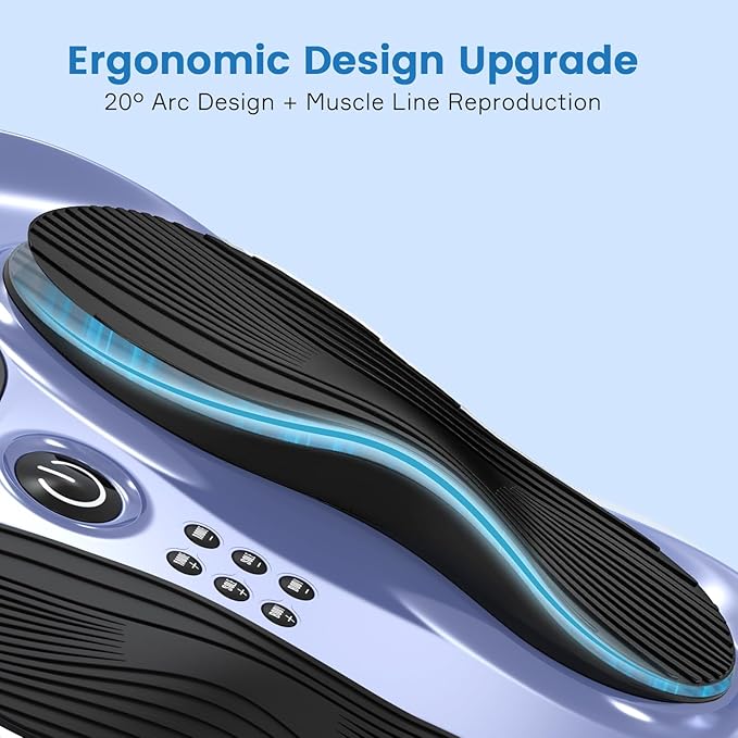 Creliver EMS Foot Stimulator Pro, EMS Foot Massager for Neuropathy with Ergonomic Sole, Neuropathy Pain Relief for Feet Circulation, Leg & Feet Massager with 8 Gel Pads, Tens Unit Muscle Stimulator