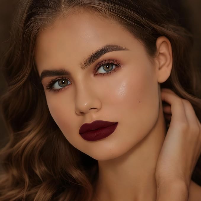 Depuplum Brown Lipstick Matte for Women SuperStay Long Lasting Lipstick Smudge Proof No Transfer Liquid Lipsticks, Cruelty Free Lip Makeup,DM33 Maduro Love