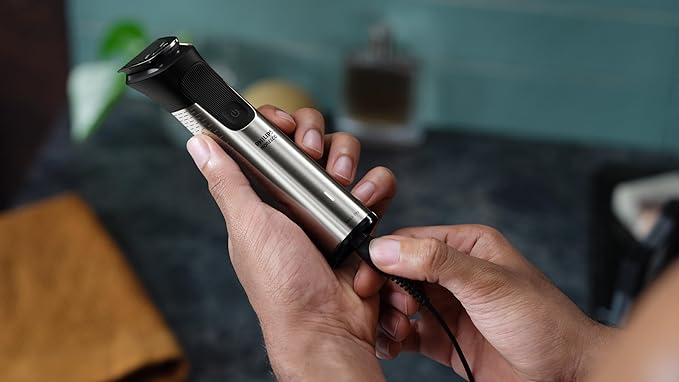 Norelco New Philips Multigroom Series 9000-21 Piece Men's Grooming Kit for Beard, Body, face, Nose, Ear Hair Trimmer w/Premium Storage case, MG9510/60