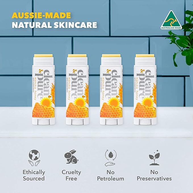 Lip Balm 4-Pack (Manuka Honey Australia