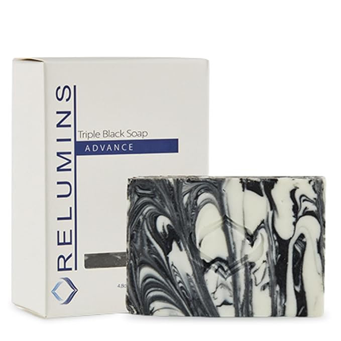 Relumins Professional Spa Formula Triple Action Soap – Gentle Formula with Natural Plant Extracts for Normal & Sensitive Skin, 135g Bar with Net