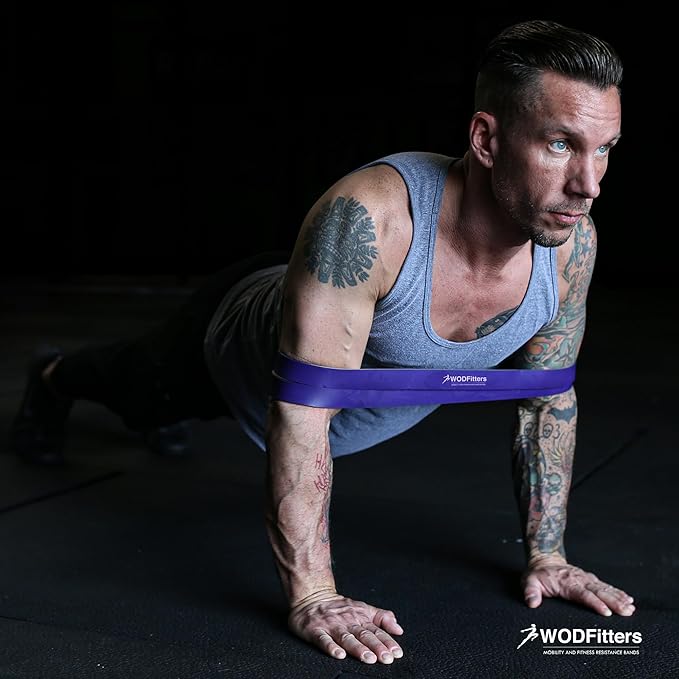 WODFitters Pro Series Pull-Up Assistance Bands – Premium Resistance Loop Bands for Assisted Pull Ups, Muscle Ups, Strength Training & Mobility – Durable Bands for Functional Fitness