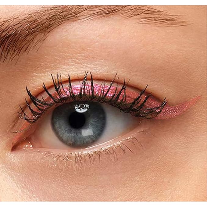 Liquid Eyeliner Pen, Waterproof Eyeliner Long-lasting Eyeliners, Metallic-Eyeliners Easy To Use, White Black Red Brown Purple Colorful Eyeliner (Red)