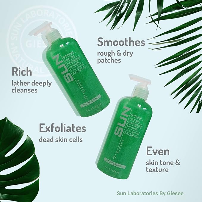 Self-Tanning Lotion (Dark), Tan Maintainer, and Exfoliant for Golden Soft Skin - 3 8 oz. Bottles