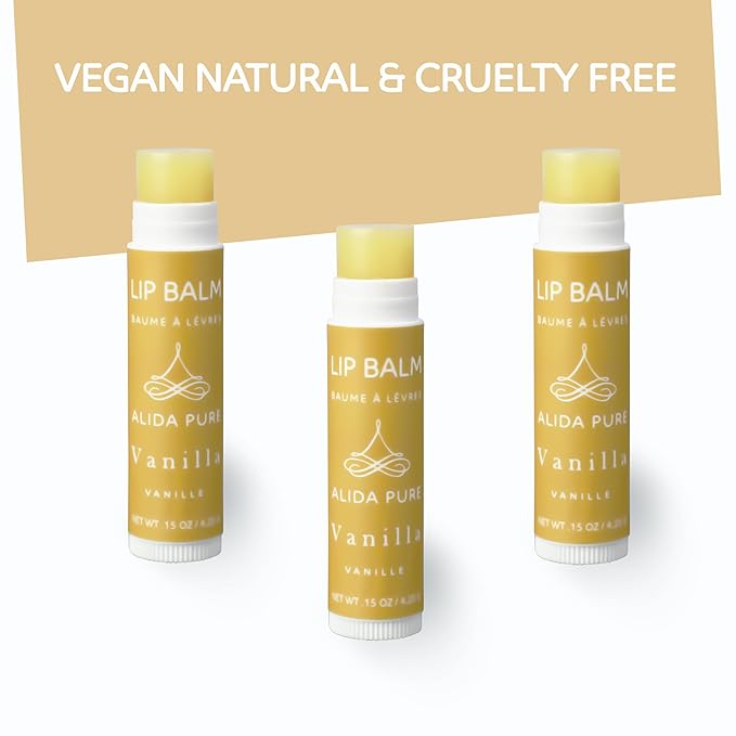 Vanilla Lip Balm Collection, Vegan Lip Lips,