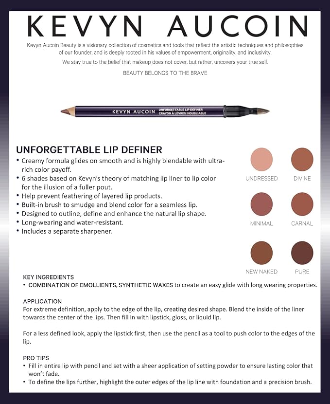 Kevyn Aucoin Unforgettable Lip Definer, Undressed: Long-wearing makeup Lip