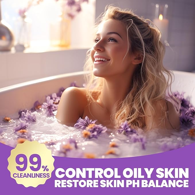 spa luxetique Spa Gifts for Women, Bath Baskets for Women, 8 Pcs Lavender Bath Sets with Bubble Bath, Lotion, Birthday Sets, Mothers Day Gift for Mom, Valentines Day Gifts for Her