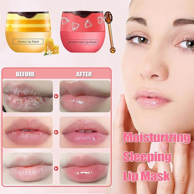 3 PCS Bee Lip Mask Honey Watermelon