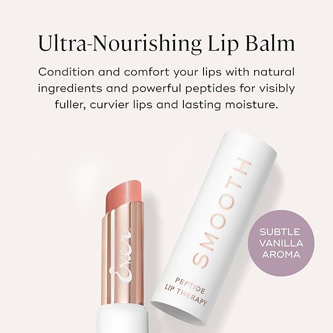 EVER Peptide Lip Therapy — Berry (Sheer Berry Tinted Balm with Peptides & Moisturizing Botanical Oils)