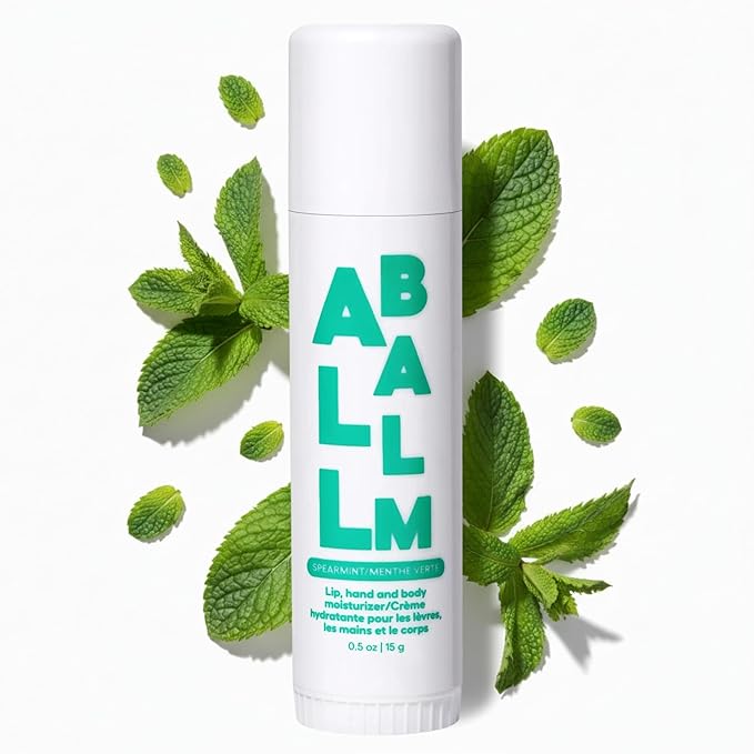 Zizia Spearmint Multi All Balm Stick – Moisturizing and Hydrating Stick for Lips, Hands & Body – with Shea Butter, Jojoba Oil, Aloe Vera, Calendula – Beauty Moisturizer - Travel Essentials - 0.5 oz