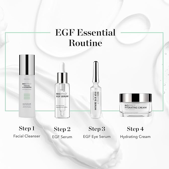 BIOEFFECT EGF Serum | Epidermal Growth Factor + Hyaluronic Acid | Age-Defying Face Treatment for Fine Lines & Wrinkles, Hydration & Firmness, 20 mL / 0.68 oz