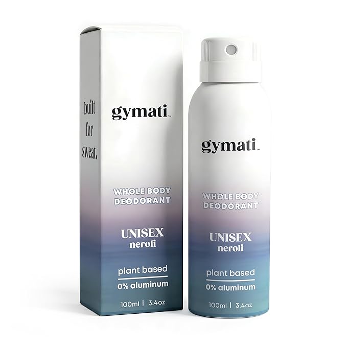 Gymati Natural Deodorant Body Spray Aluminum Free For Men & Women