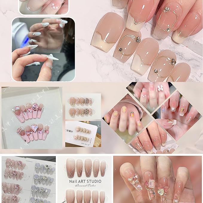 Nail Adhesive Tabs, Sticky Tabs for Nails, Strong Nail Glue for Press On Nails, Waterproof Stickers (25 Sheets (600 pcs))