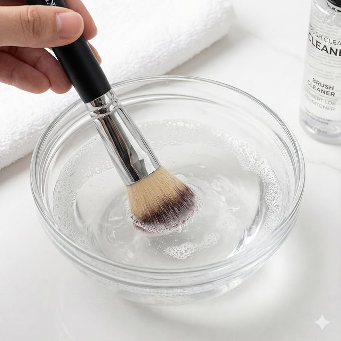ZAQ Professional Foundation Brush Premium Synthetic Makeup Brush Bronzer Contour Brush Cosmetic Applicator for Blending Liquid Powder BB Cream