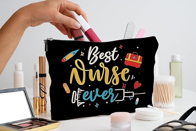 QGFM Nurse Bags - Cosmetic Bags With Zipper for Nursing Students
